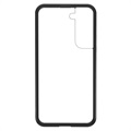 Samsung Galaxy S22+ 5G Magnetisches Cover mit Panzerglas - Schwarz