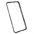 Samsung Galaxy S22+ 5G Magnetisches Cover mit Panzerglas - Schwarz