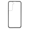 Samsung Galaxy S22+ 5G Magnetisches Cover mit Panzerglas - Silber