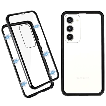 Samsung Galaxy S23 5G Magnetisches Cover mit Panzerglas - 9H