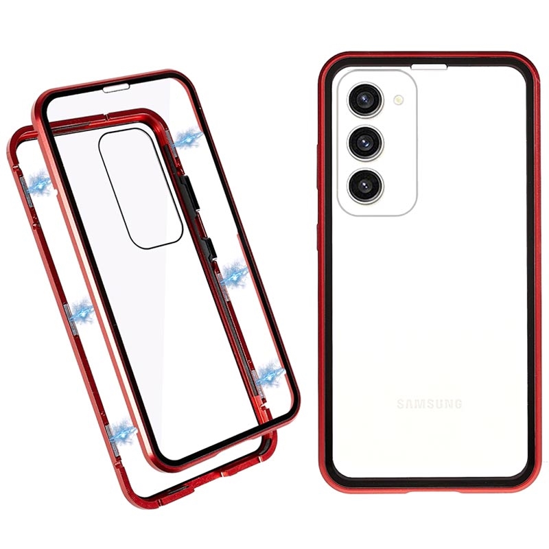 Samsung Galaxy S23 5G Magnetisches Cover mit Panzerglas - 9H