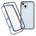 iPhone 13 Magnetisches Cover mit Panzerglas - Blau