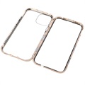 iPhone 13 Magnetisches Cover mit Panzerglas - Gold