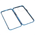 iPhone 13 Pro Magnetisches Cover mit Panzerglas - Blau
