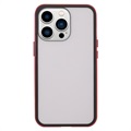 iPhone 13 Pro Magnetisches Cover mit Panzerglas - Rot