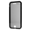 iPhone 7/8/SE (2020)/SE (2022) Magnetisches Cover mit Panzerglas - Schwarz