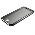 iPhone 7/8/SE (2020)/SE (2022) Magnetisches Cover mit Panzerglas - Schwarz