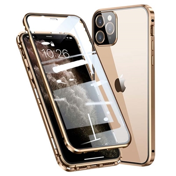 iPhone 11 Pro Magnetisches Hülle mit Panzerglas - 9H