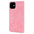 Mandala Serie iPhone 11 Wallet Schutzhülle - Rosa