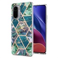 Marble Pattern Galvanisierte IMD Xiaomi Mi 11i/Poco F3 TPU-Hülle