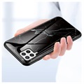 Marble Series Samsung Galaxy A22 4G Panzerglas Hülle - Schwarz
