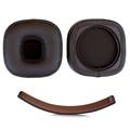 Marshall Major V Protein-Leder Ersatz-Ohrpolster und Kopfband Set