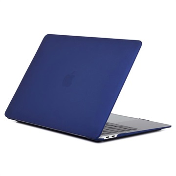 MacBook Air 13.3" 2018 A1932 Matte Plastikhülle - Dunkelblau