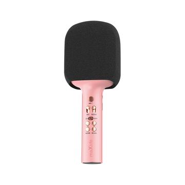 Maxlife MXBM-600 Bluetooth-Mikrofon mit Lautsprecher - Rosa