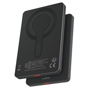 Maxlife MXPB-05 10000mAh Magnetische kabellose Powerbank - 15W - Schwarz