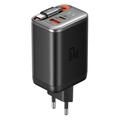 Mcdodo CH-4100 67W GaN Schnellladegerät mit einziehbarem USB-C Kabel - Schwarz
