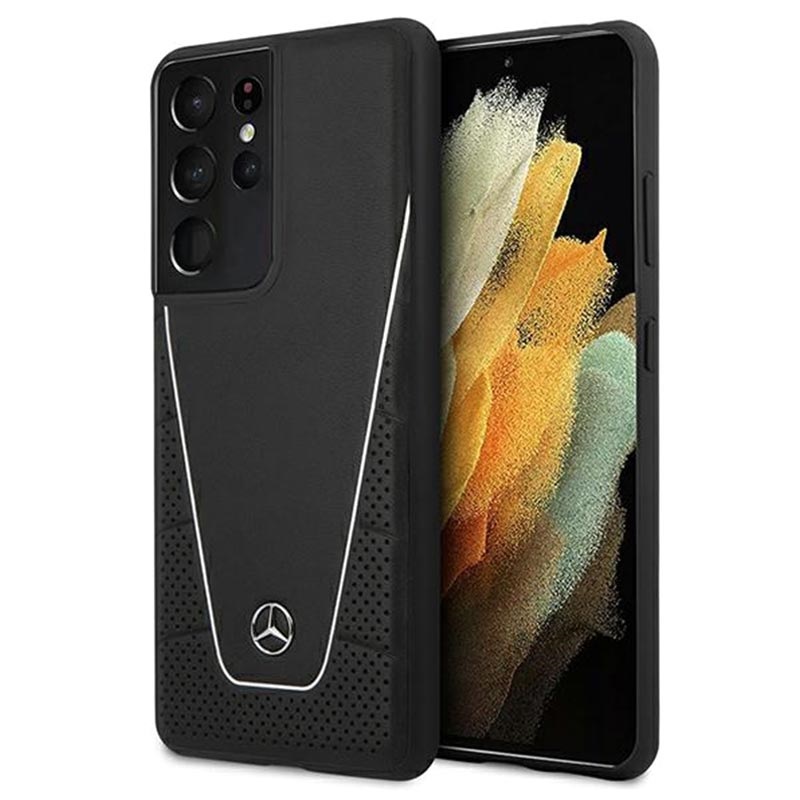 Mercedes Benz Dynamic Line Samsung Galaxy S21 Ultra 5g Cover Schwarz