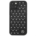 Mercedes-Benz Stars Pattern iPhone 13 Hülle - Schwarz