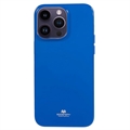 iPhone 15 Pro Mercury Goospery Glitter TPU Hülle - Blau