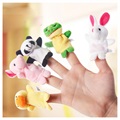 Mini-Tier Plüsch-Fingerpuppen für Kinder - 10 Stk.