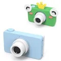 Mini HD Digitalkamera für Kinder D8 - 8MP - Blau / Frosch