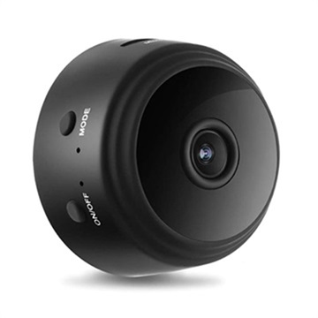 Mini Magnetische Full HD Home Sicherheitskamera - WiFi, IP - Schwarz