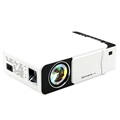 Tragbarer Mini-Full-HD-LED-Projektor T5 - Weiß