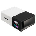 Mini Tragbarer Full HD LED Projektor YG300 - Schwarz / Weiß