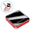 Mini Powerbank 10000mAh - 2x USB (Offene Verpackung - Zufriedenstellend) - Rot