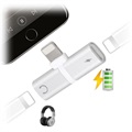 Mini T-Shape 2-in-1 Lightning Adapter - iPhone XS Max/XS/XR - Silber