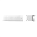 Miniatur Tragbarer Apple Pencil Lightning Adapter - Weiß