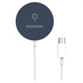 Momax UD19 Q.MAG iPhone 12/13 Magnetisches Qi Ladegerät - Blau