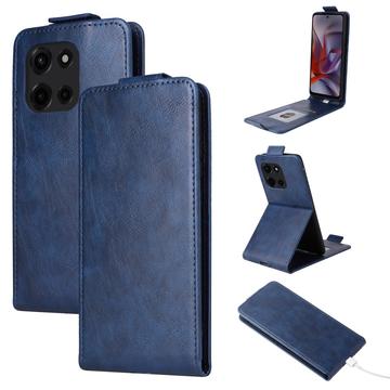 Motorola Edge (2025) Vertikal Flip Hülle mit Ständer - Dunkelblau