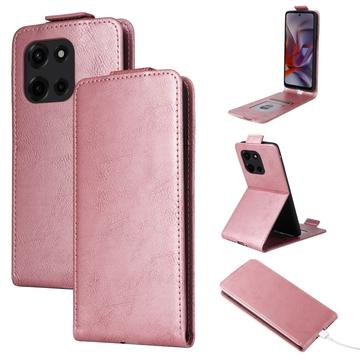 Motorola Edge (2025) Vertikal Flip Hülle mit Ständer - Roségold