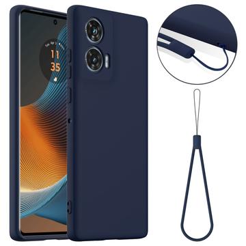 Motorola Edge 50 Fusion Liquid Silikonhülle - MagSafe-kompatibel - Dunkel Blau