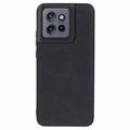 Motorola Edge 50 Neo Beschichtet Hybrid Hülle - Schwarz