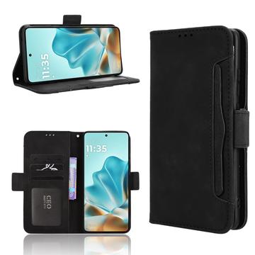 Motorola Edge 60/60 Fusion Kartenhülle mit Geldbörse - Schwarz