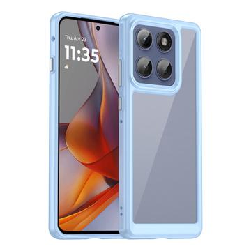 Motorola Edge 60 Pro Anti-Shock Hybrid Hülle - Blau
