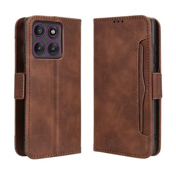 Motorola Edge 60 Pro Kartenetui mit Geldbörse - Braun