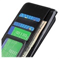 Motorola Moto E32 Wallet Hülle mit Magnetverschluss - Schwarz