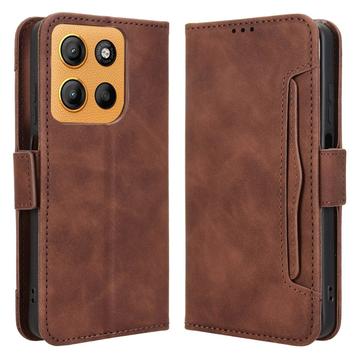 Motorola Moto G15/G15 Power Wallet Hülle mit Kartenhalter - Braun