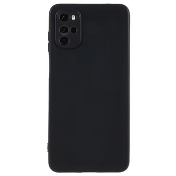 Motorola Moto G22 Anti-Fingerabdrücke Matte TPU Hülle - Schwarz