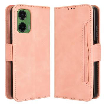 Motorola Moto G35 Kartenetui mit Geldbörse - Rosa