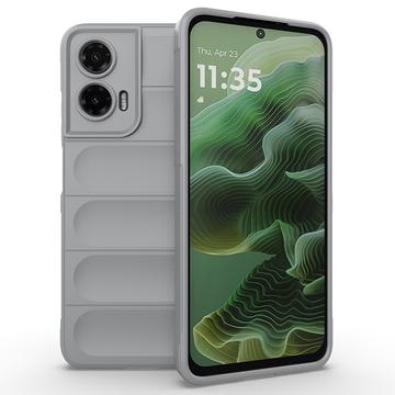 Motorola Moto G35 Rugged TPU Hülle - Hellgrau