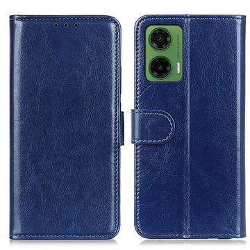 Motorola Moto G35 Wallet Schutzhülle mit Magnetverschluss - Blau