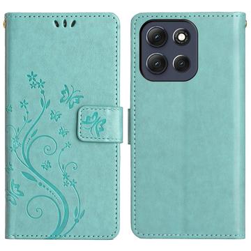 Motorola Moto G56 Butterfly Serie Wallet Schutzhülle