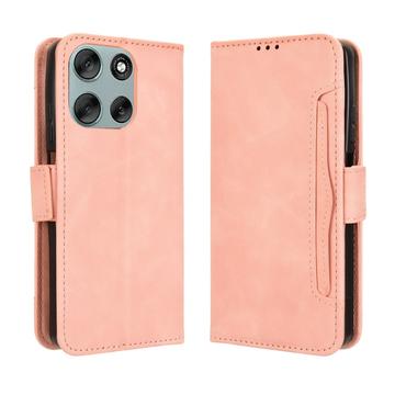 Motorola Moto G56 Kartenetui mit Geldbörse - Rosa