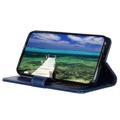 Motorola Moto G62 5G Wallet Schutzhülle mit Stand - Blau