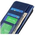 Motorola Moto G62 5G Wallet Schutzhülle mit Stand - Blau
