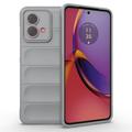 Motorola Moto G84 Rugged Serie TPU Hülle - Hellgrau